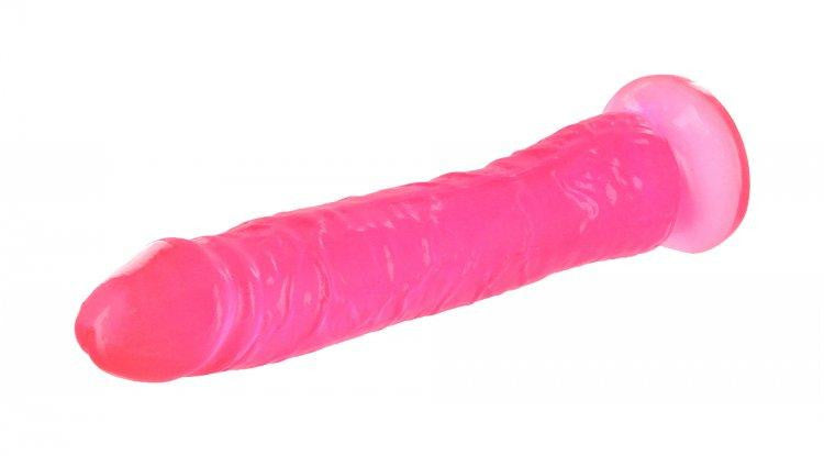 (bulk) Lean Luke 7in Hot Pink Dildo