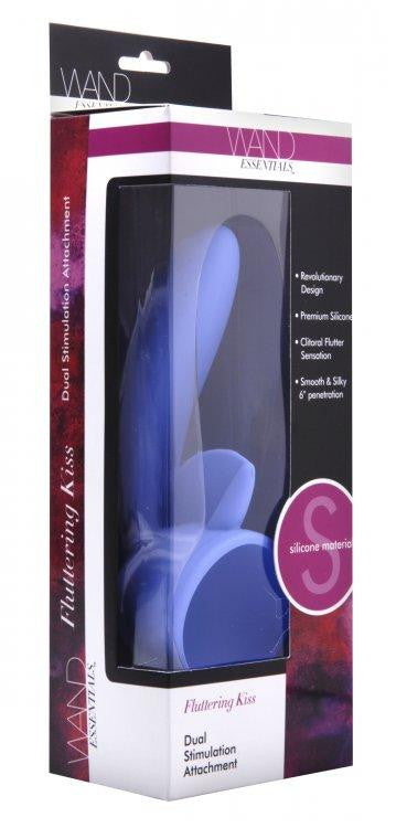 Wand Essentials Fluttering Kiss Dual Stim Wand Attachm